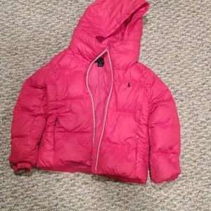 Ralph Lauren toddler girls puffy coat